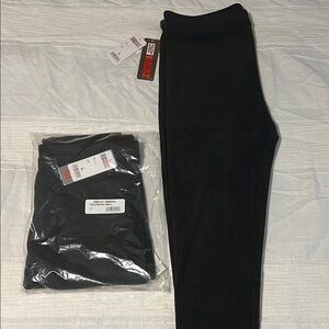 32 Degrees Black Fleece Leggings
